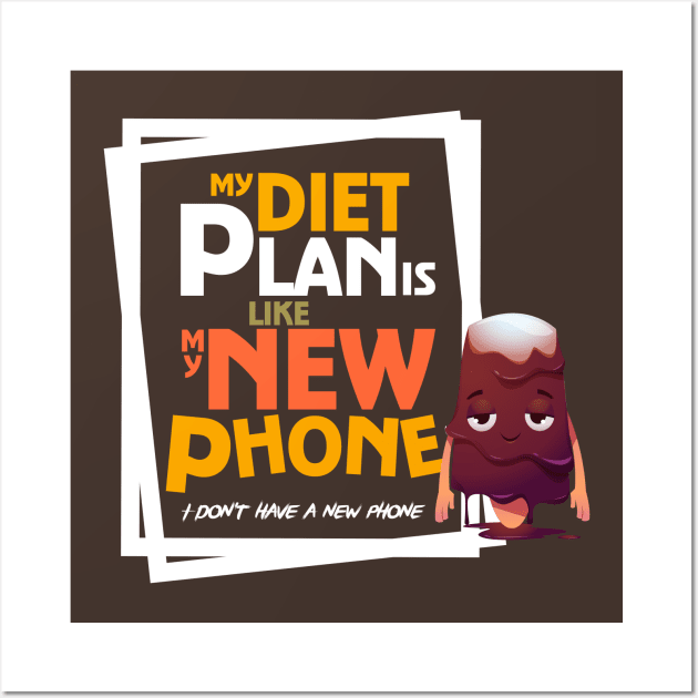 My Diet Plan Wall Art by Abiarsa